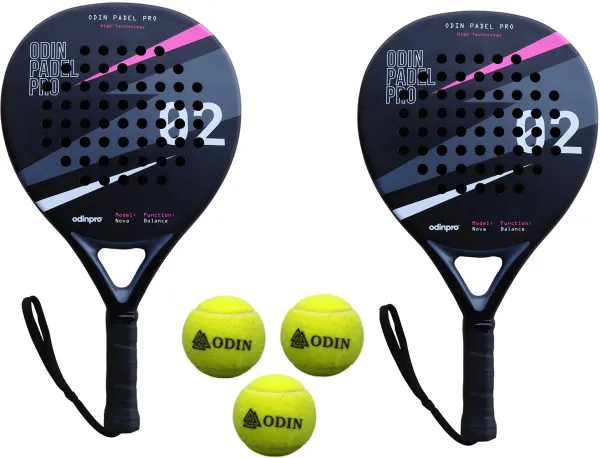 Odin Padel PAKKETILBUD (Odin Padel Nova Balance + Odin Padel Baller - 3 stk.)