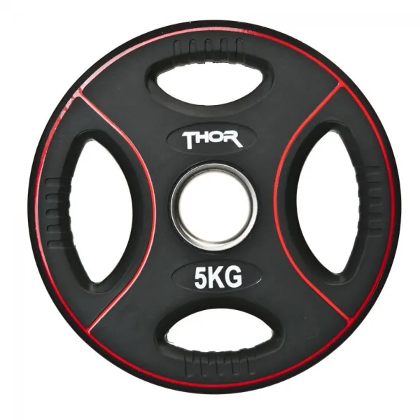 Thor Fitness Vektskive m. Håndtak 5kg (1 stk)