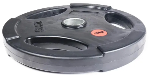 Nordic Fighter Jern / Gummi Vektskiver Håndtak 10kg / 50mm (1 stk)